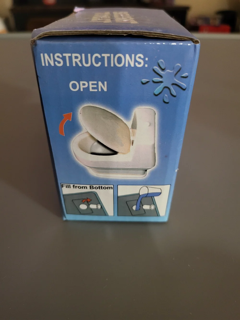 Secret Toilet Gotcha Prank Gag Toy New in Box